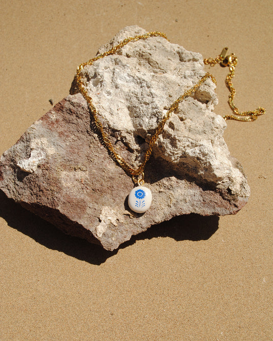 #045 Kék szirmos virág